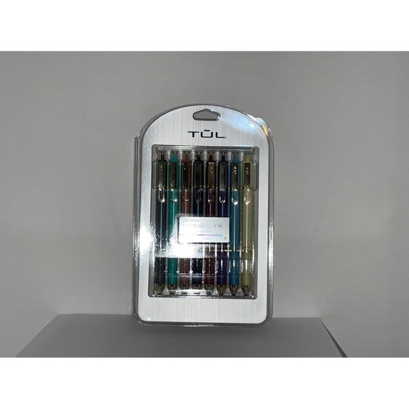 TUL Limited Edition Metallic Brights Retractable Gel Pens Medium Point 0.8 mm Me - Picture 3 of 12